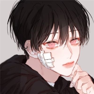 微信超拽二次元男生头像