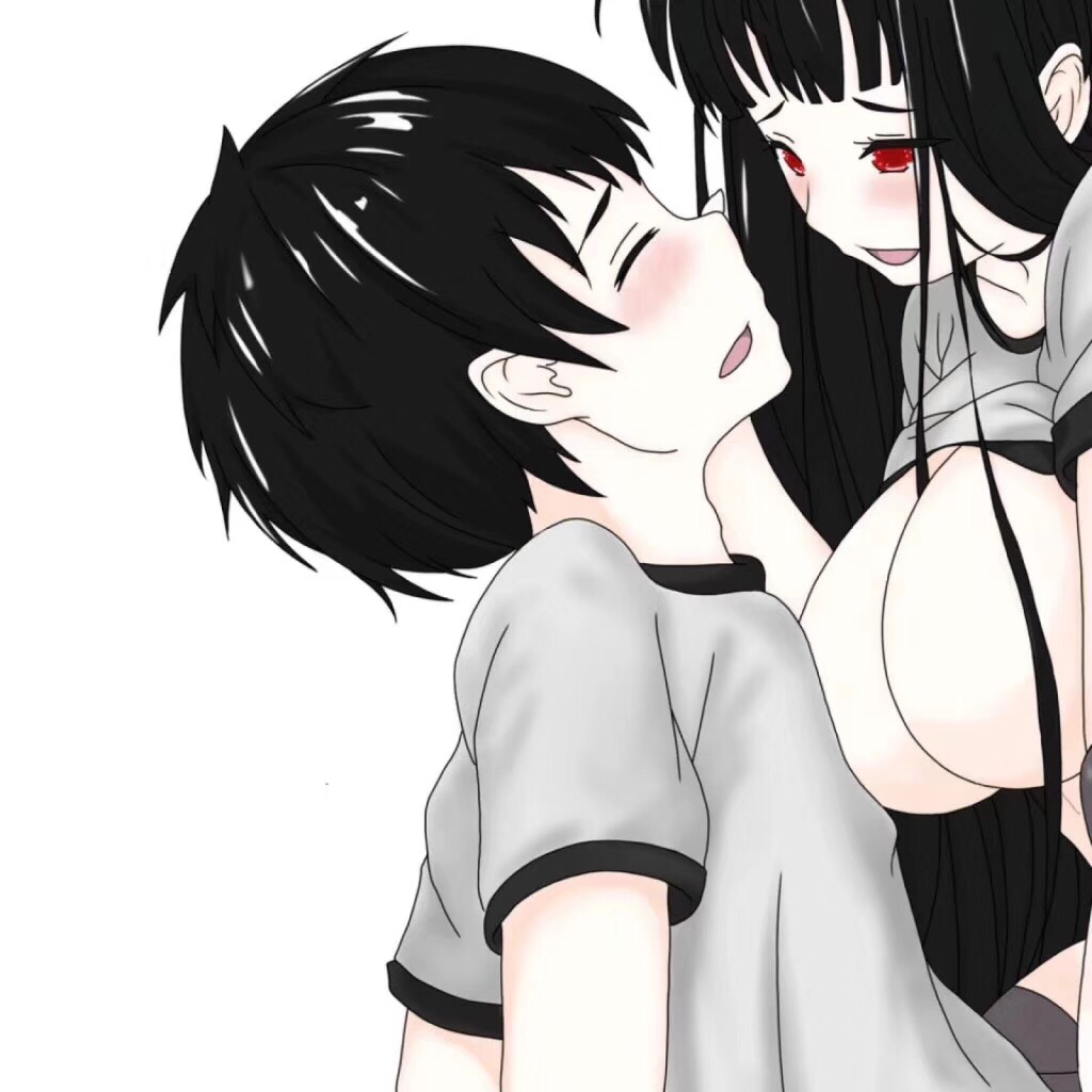 甜蜜粉嫩二次元微信情侣头像