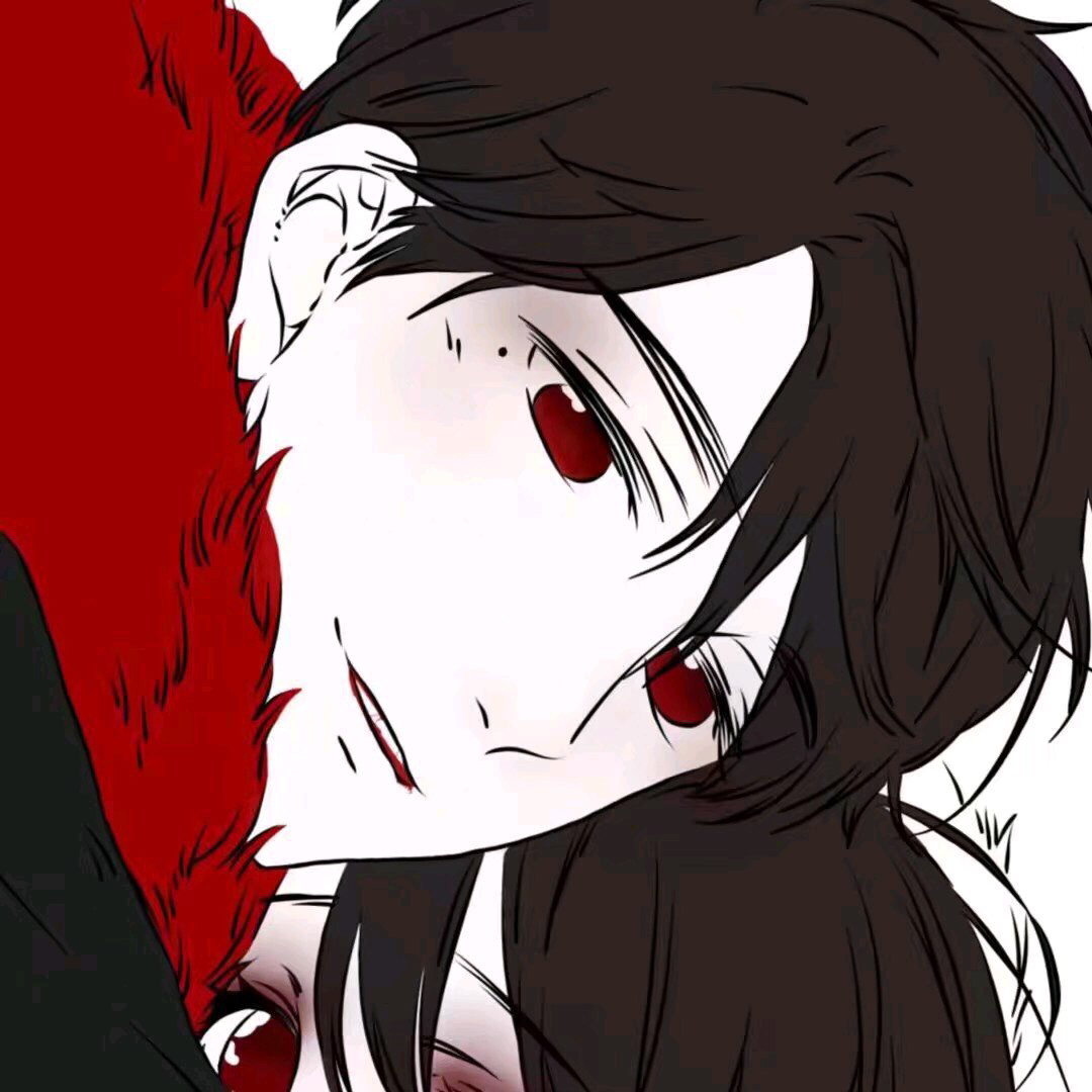 甜蜜粉嫩二次元微信情侣头像