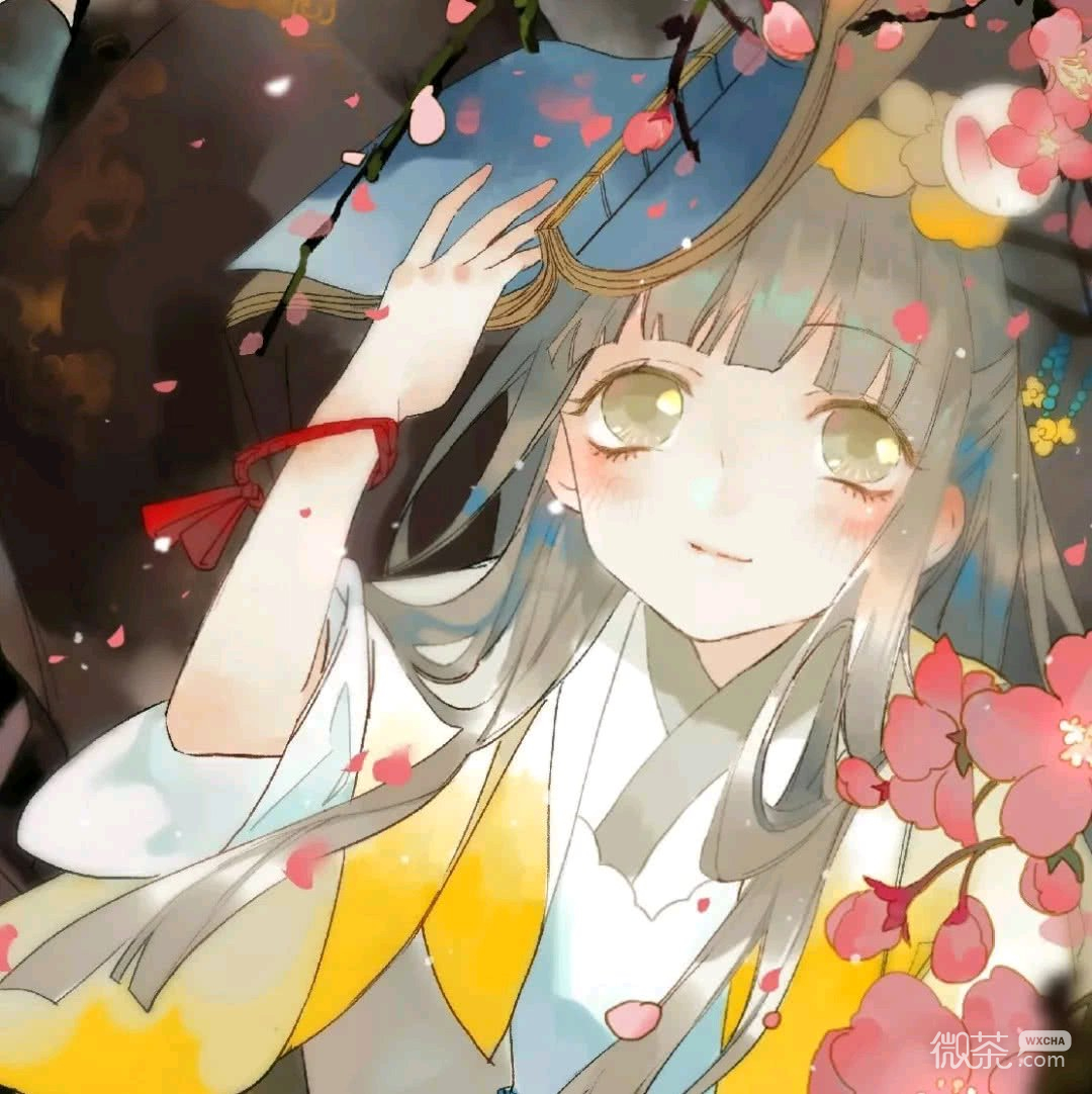 微信唯美好看二次元动漫情侣头像