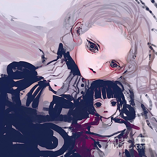 微信好看梦幻简约二次元女生头像