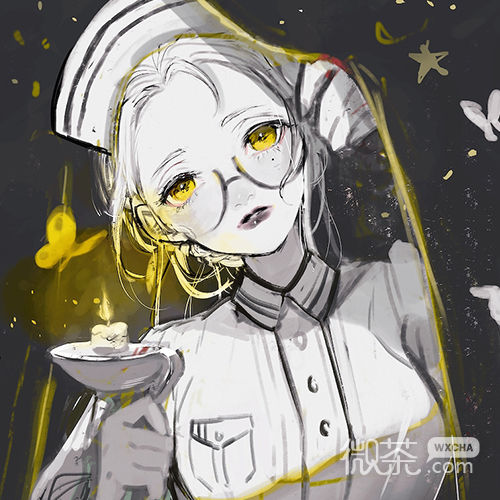 微信文艺简洁气质二次元女生头像