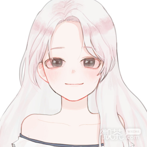 微信好看梦幻简约二次元女生头像