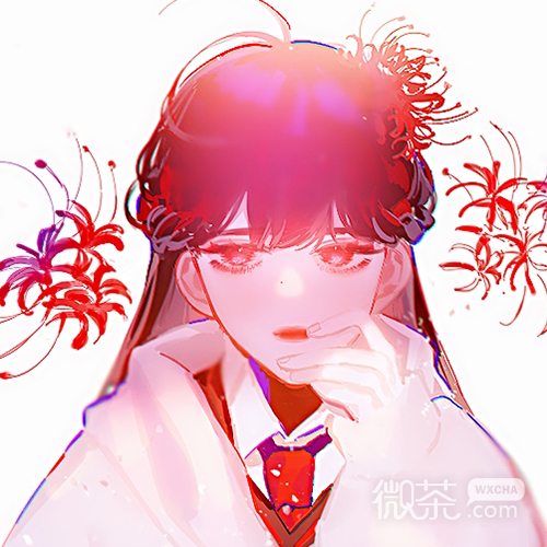 微信文艺简洁气质二次元女生头像