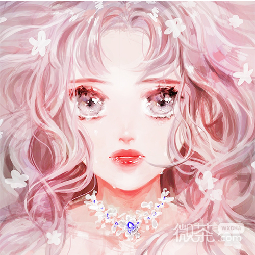 微信小清新梦幻好看二次元女生头像