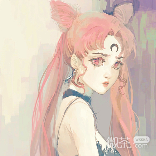 微信小清新梦幻好看二次元女生头像