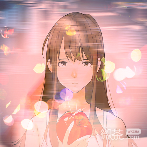 微信小清新梦幻好看二次元女生头像