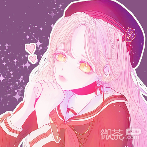 微信小清新梦幻好看二次元女生头像