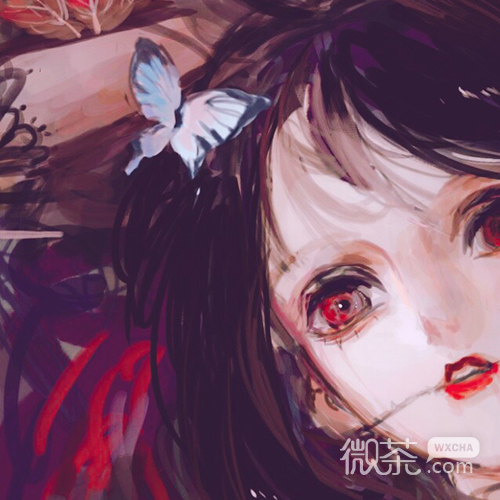 微信好看梦幻简约二次元女生头像