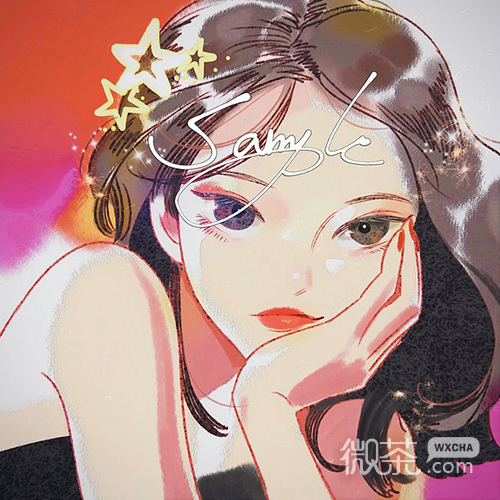 微信小清新梦幻好看二次元女生头像