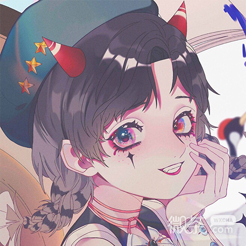 微信小清新梦幻好看二次元女生头像