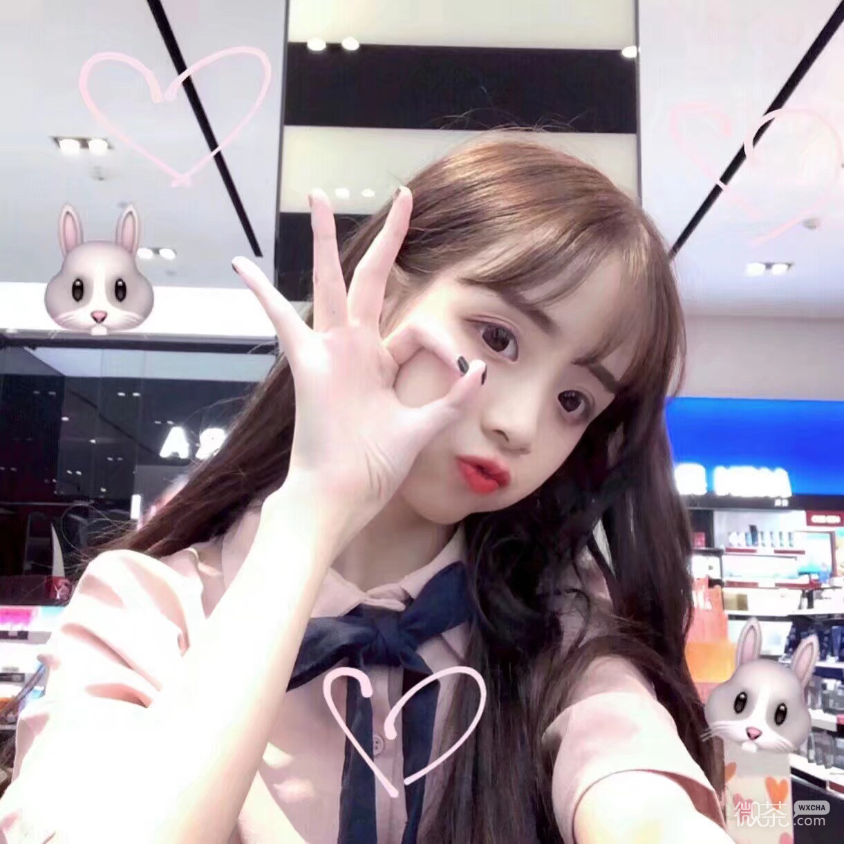 微信清秀唯美迷人女生头像