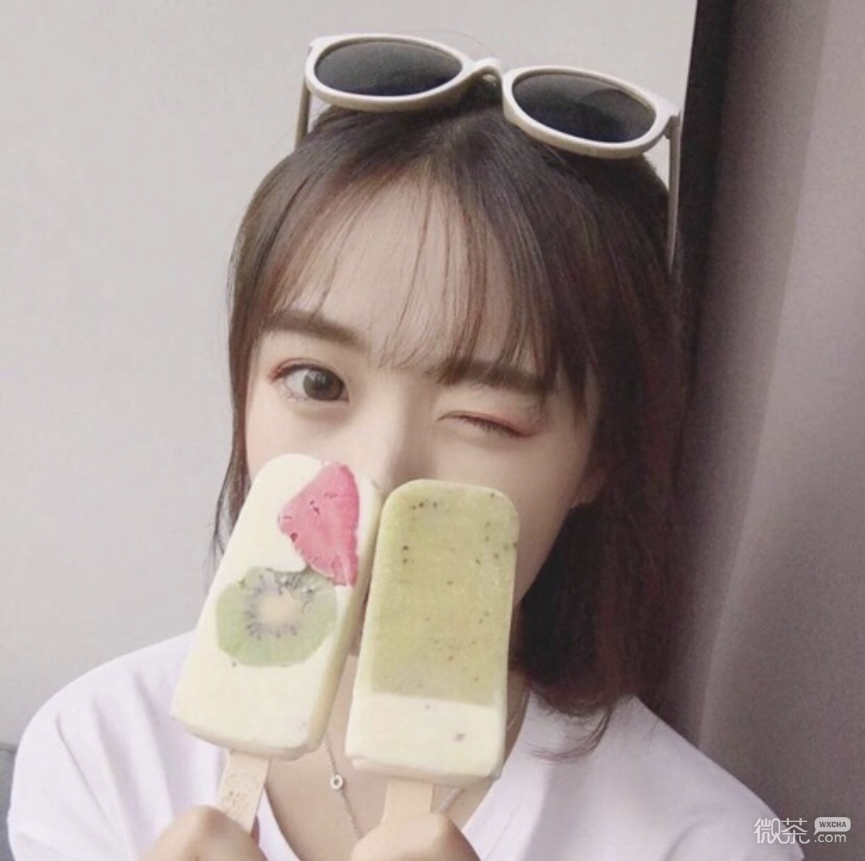 微信清秀唯美迷人女生头像
