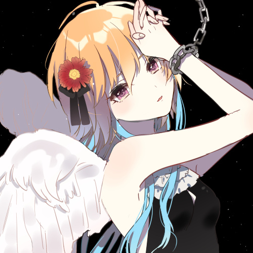 微系简洁漂亮二次元女生头像