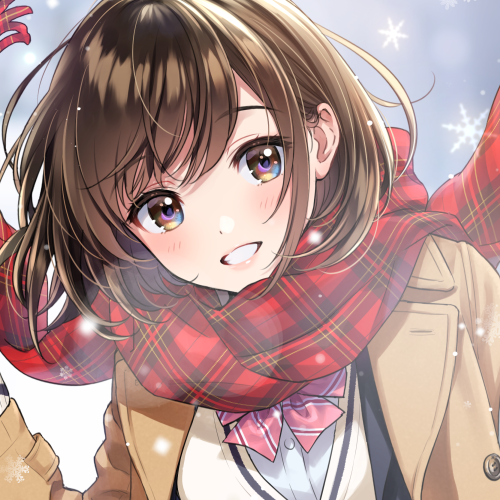 微信阳光可爱二次元女生头像