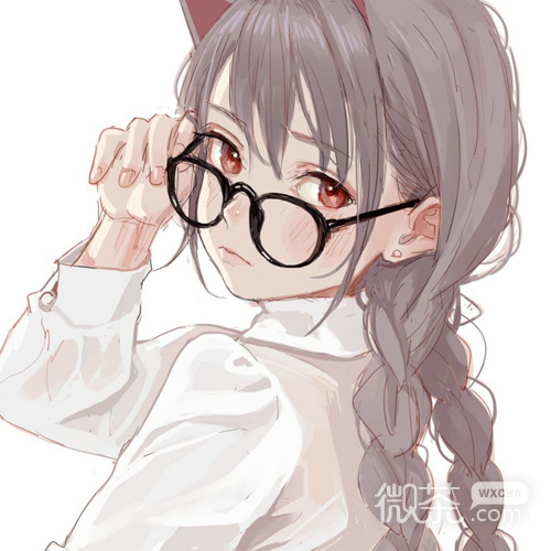 微信漂亮清新文艺二次元女生头像