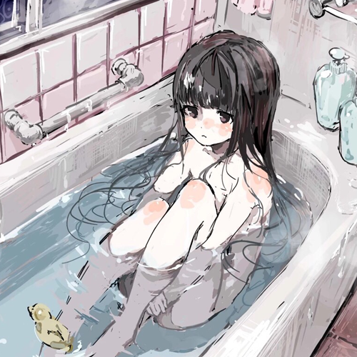 微系简洁漂亮二次元女生头像