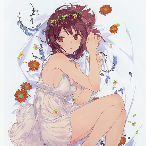 微信简洁时尚二次元女生头像