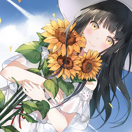 微信简洁时尚二次元女生头像