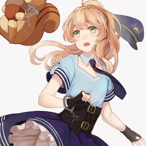 微系简洁漂亮二次元女生头像