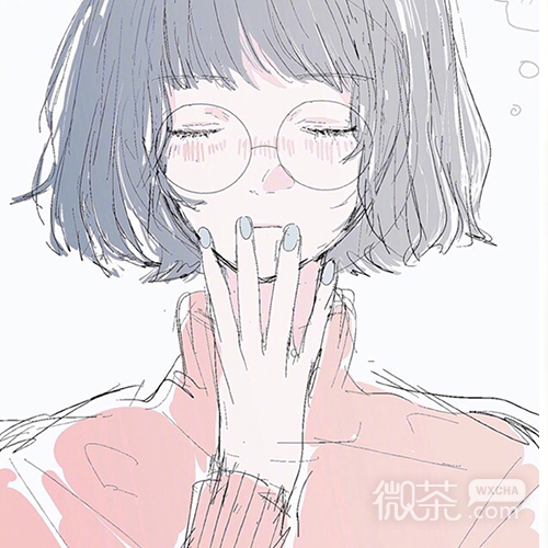 微信清新温馨二次元少女头像
