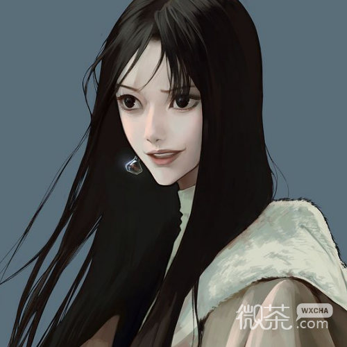 微系简洁漂亮二次元女生头像