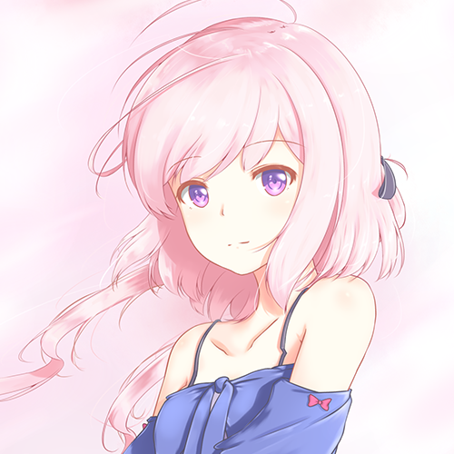 微信简洁时尚二次元女生头像