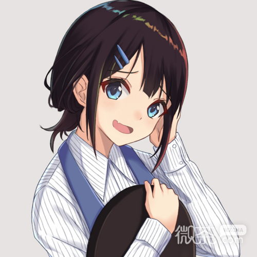 微系简洁漂亮二次元女生头像