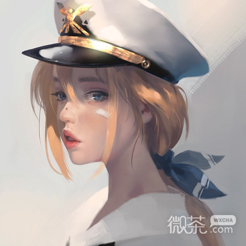 微系简洁漂亮二次元女生头像