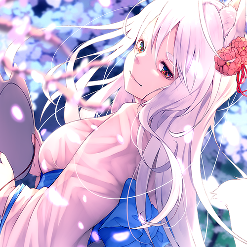 微信简洁时尚二次元女生头像