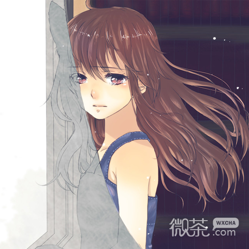 微系简洁漂亮二次元女生头像
