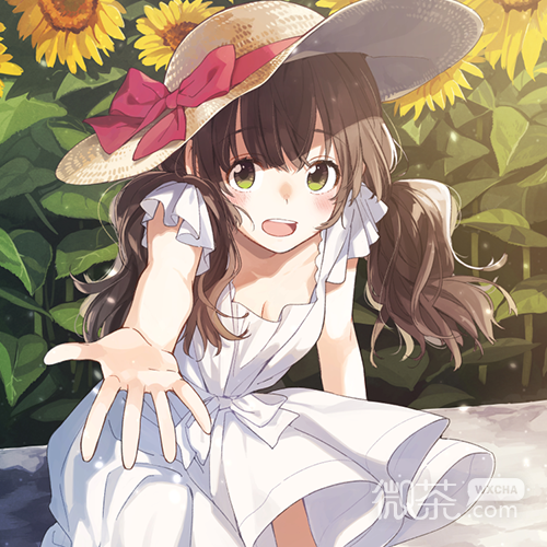 微信清新温馨二次元少女头像