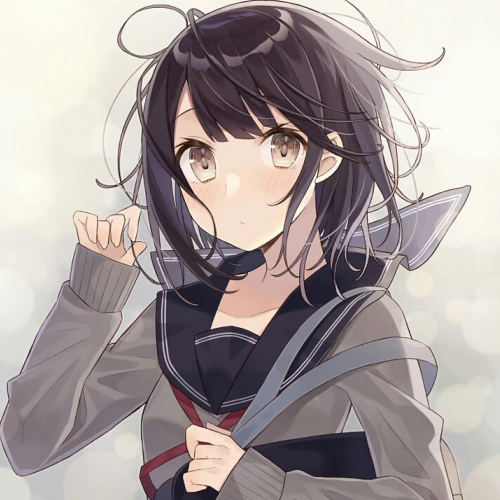 微信阳光可爱二次元女生头像