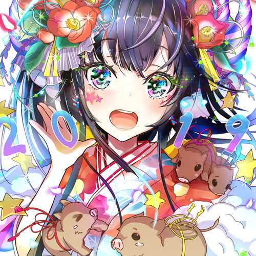 微系简洁漂亮二次元女生头像