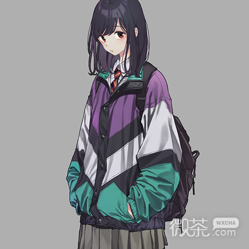 微信清新温馨二次元少女头像