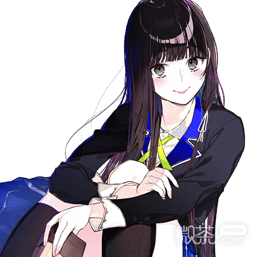 微信简洁时尚二次元女生头像