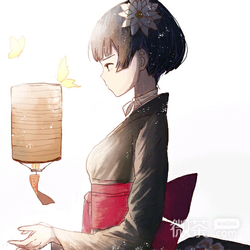 微系简洁漂亮二次元女生头像