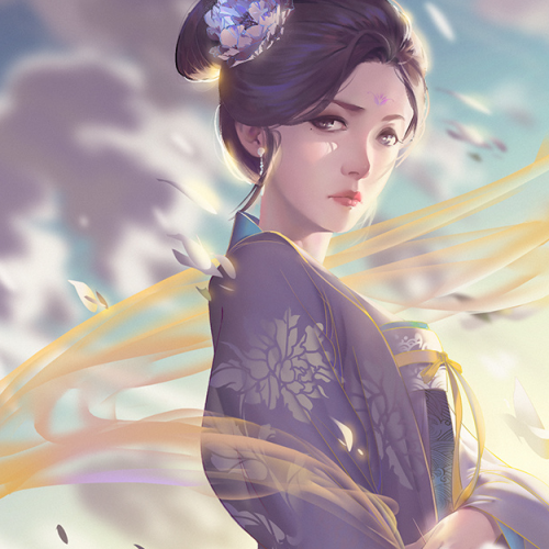 微信阳光可爱二次元女生头像