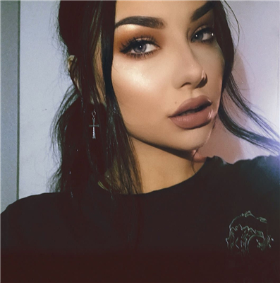 清新时尚欧美女生微信头像