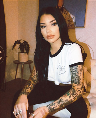 清新时尚欧美女生微信头像