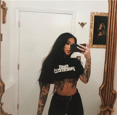 清新时尚欧美女生微信头像