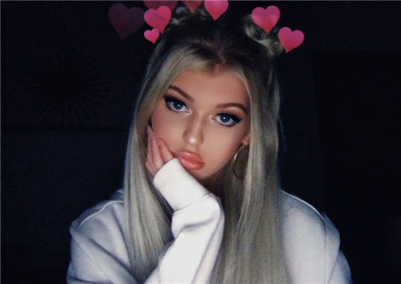 清新时尚欧美女生微信头像