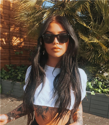 清新时尚欧美女生微信头像