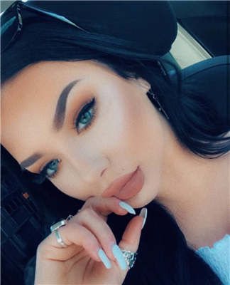 清新时尚欧美女生微信头像