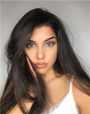 清新时尚欧美女生微信头像