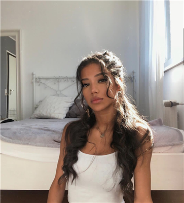 清新时尚欧美女生微信头像