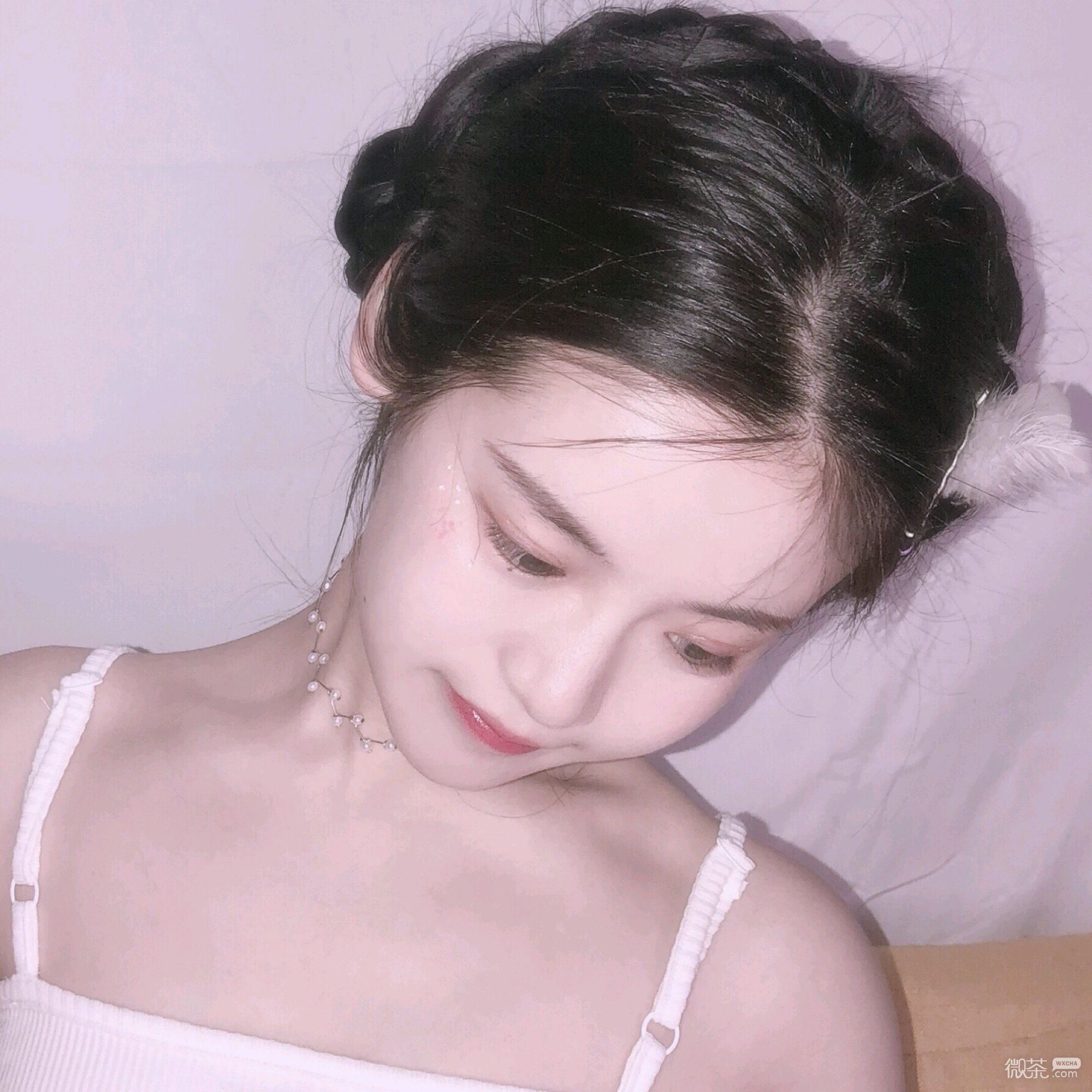 清纯个性女生微信头像