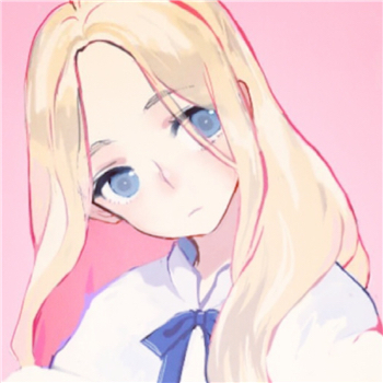 清新可爱二次元女生微信头像