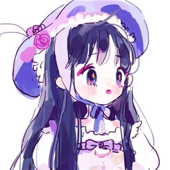 清新可爱二次元女生微信头像