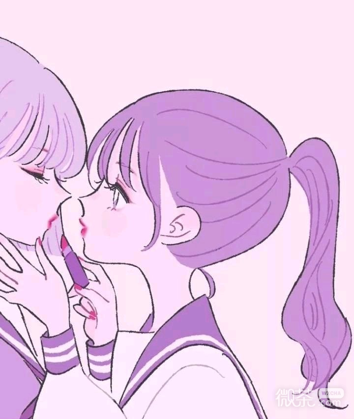 微信清新好看唯美闺蜜头像